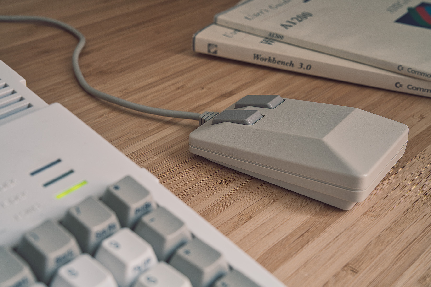 Commodore Amiga Tank Mouse on Desk