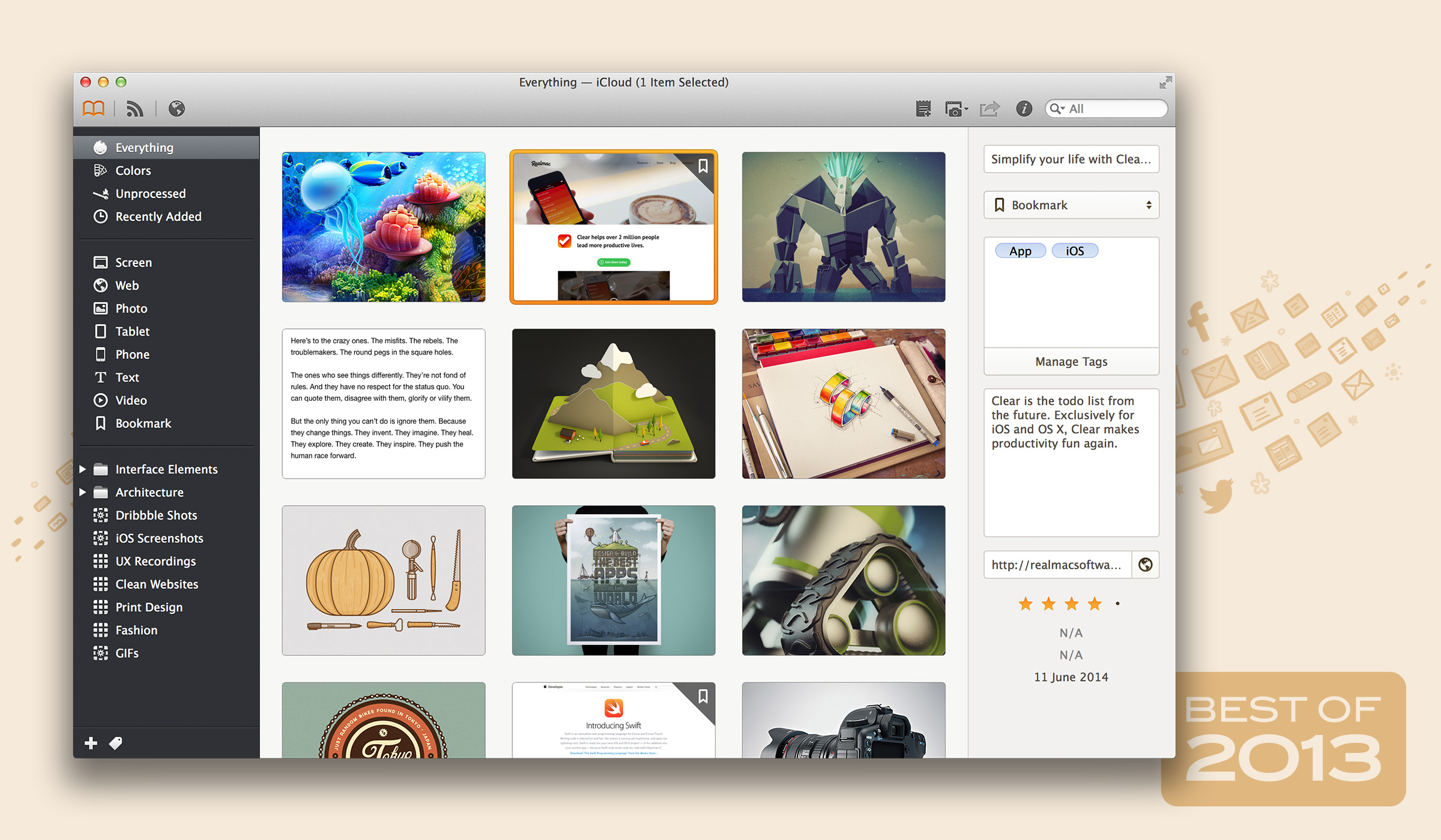 Ember Digital Scrapbook for Mac