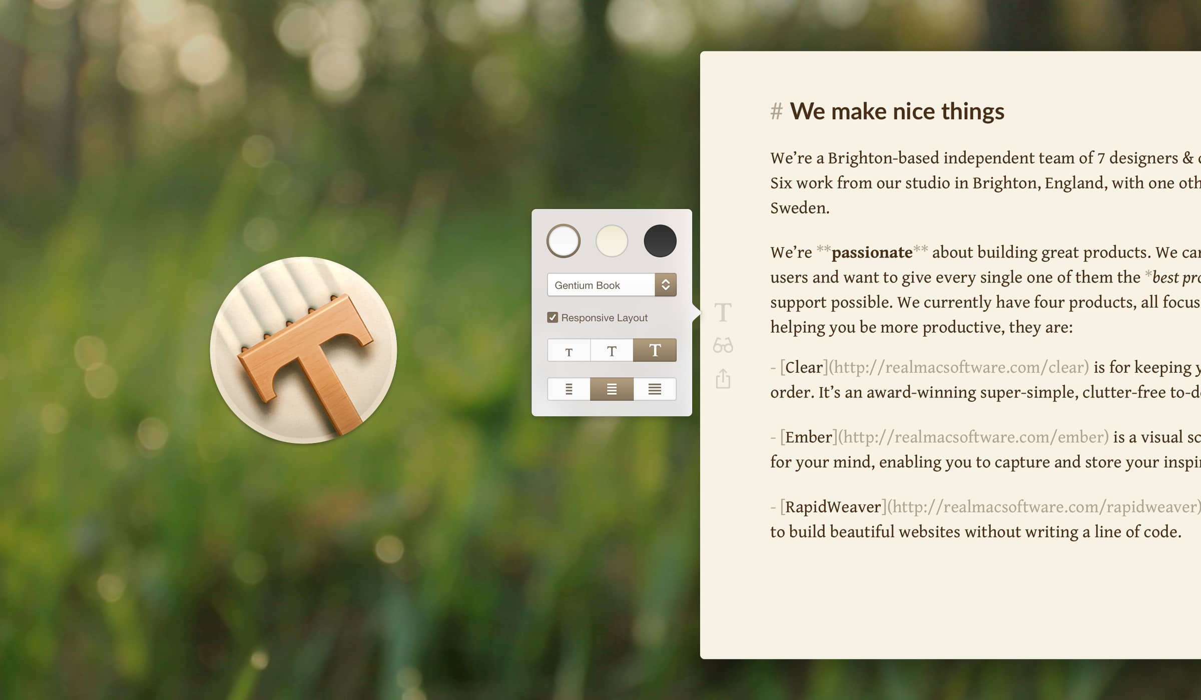 Typed for macOS