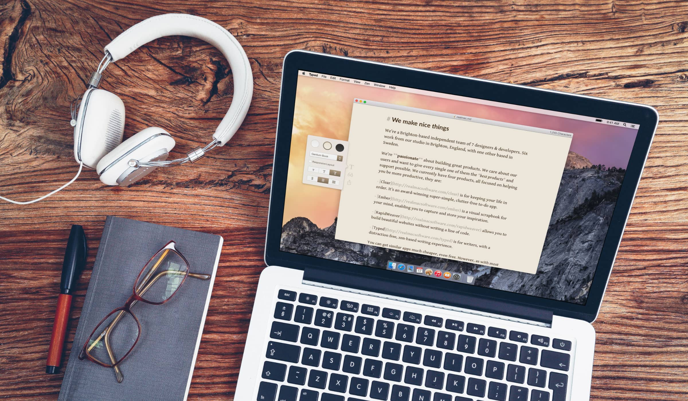 Typed on a MacBook Pro